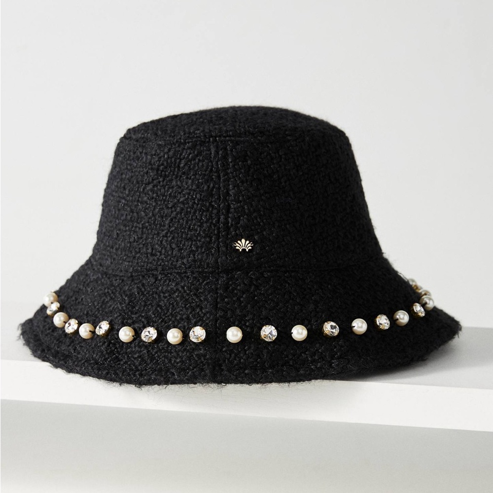 Lele Sadoughi Embellished Bucket Hat (one size)